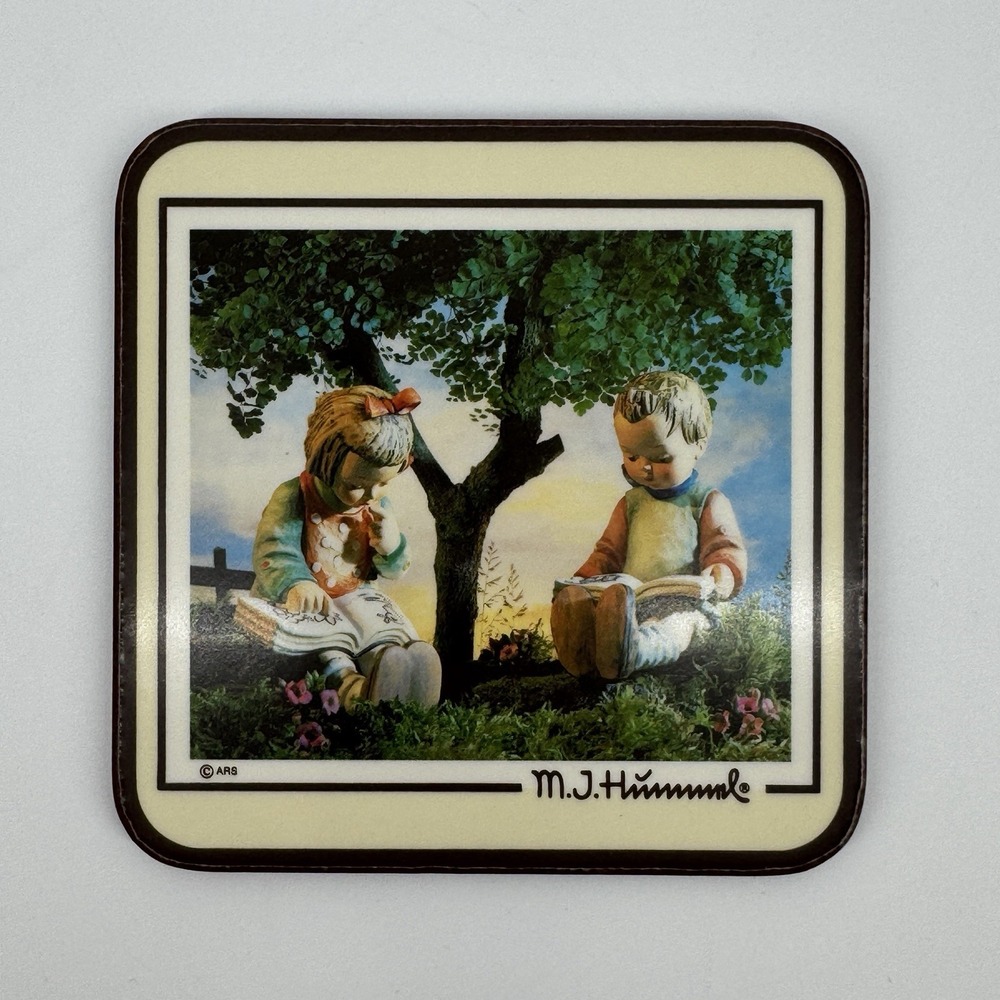 Vintage 1986 Hummel Coasters Set of 6 M.J. Hummel Papernell Made England Cottage - Picture 9 of 12